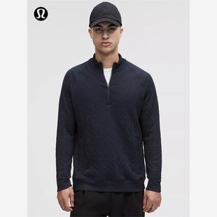 Engineered Warmth男士绞花针织半拉炼运动衫lululemon 丨LM3FESS