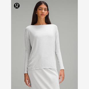 Back in Action 女士长袖 T 恤 *罗纹丨lululemon丨LW3FIHS
