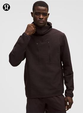 Grid Fleece 男士运动网格拉绒套头连帽卫衣丨lululemon丨LM3FTYS