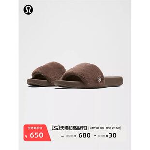 restfeel slide 女士拖鞋 *彷毛皮款丨lululemon丨LW9FYYS
