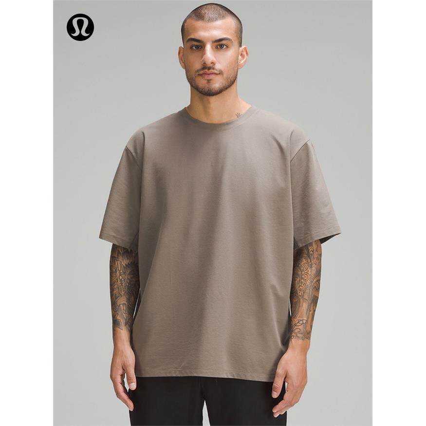 Pique 男士超宽松款珠地 T 恤丨lululemon丨LM3EM5S