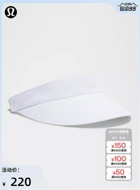 Fast Paced女士前侧加高空顶遮阳帽速干芯吸丨lululemon丨LW9FM7S