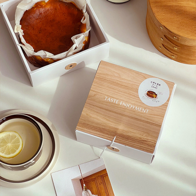 芝士蛋糕盒巴斯克戚风打包盒