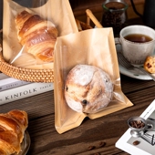 一次性吐司面包袋甜甜圈菠萝牛角欧包土司袋三明治薯条防油打包袋