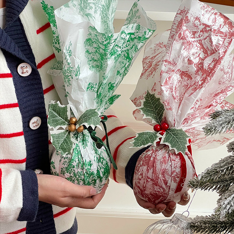 苹果包装糖果饼干礼物盒圣诞包装