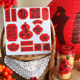 2026马年春节新年烫金不干胶贴纸烘焙包装 饰饼干糖果异形贴 diy装