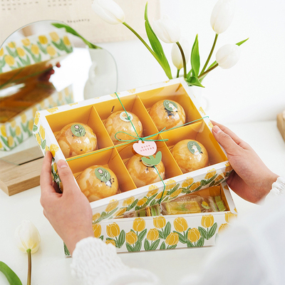 凤梨酥包装盒桃花酥蛋黄酥礼品盒