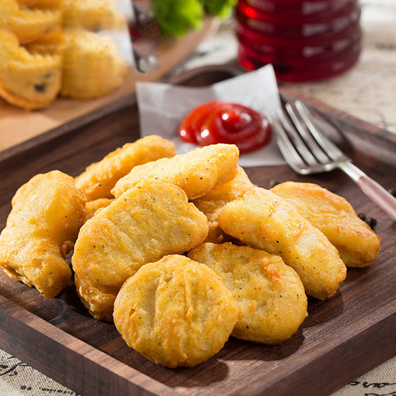 黑椒鸡块2斤/包上校美味鸡排家庭油炸小吃汉堡奶茶店材料