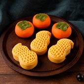 2026国潮风好事花生醒狮如意中秋广式 月饼模具汤圆辅食馒头压花器