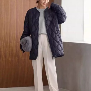 2025冬季薄款日单宽松三色女款羽绒服