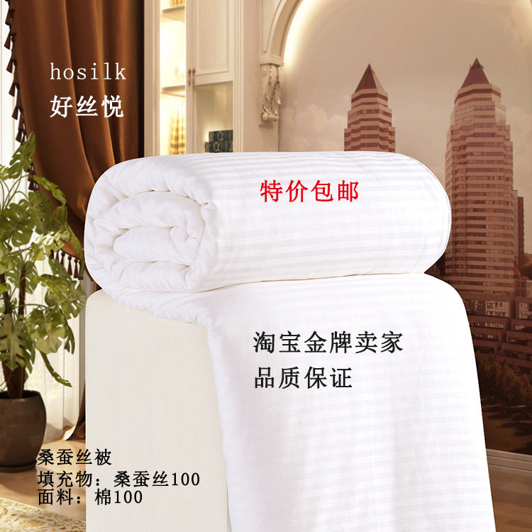 好丝悦定制100桑蚕丝被子暖冬被芯夏被春秋被子母被包邮,床上用品,蚕丝被,淘宝优惠券,粉丝福利购,淘宝优惠卷