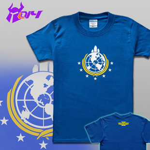 绝地潜兵2超级地球上海保卫战LOGOT恤男女T恤