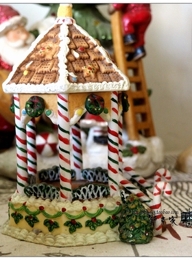 姜饼书房摆件外贸陶瓷圣诞节