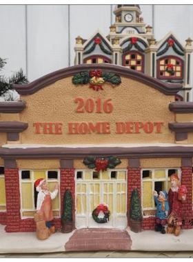 外贸样单欧洲小镇陶瓷缩微街景