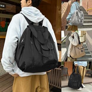 旅行双肩包男女2026新款 多功能大容量单肩包手提包防水学生背包潮
