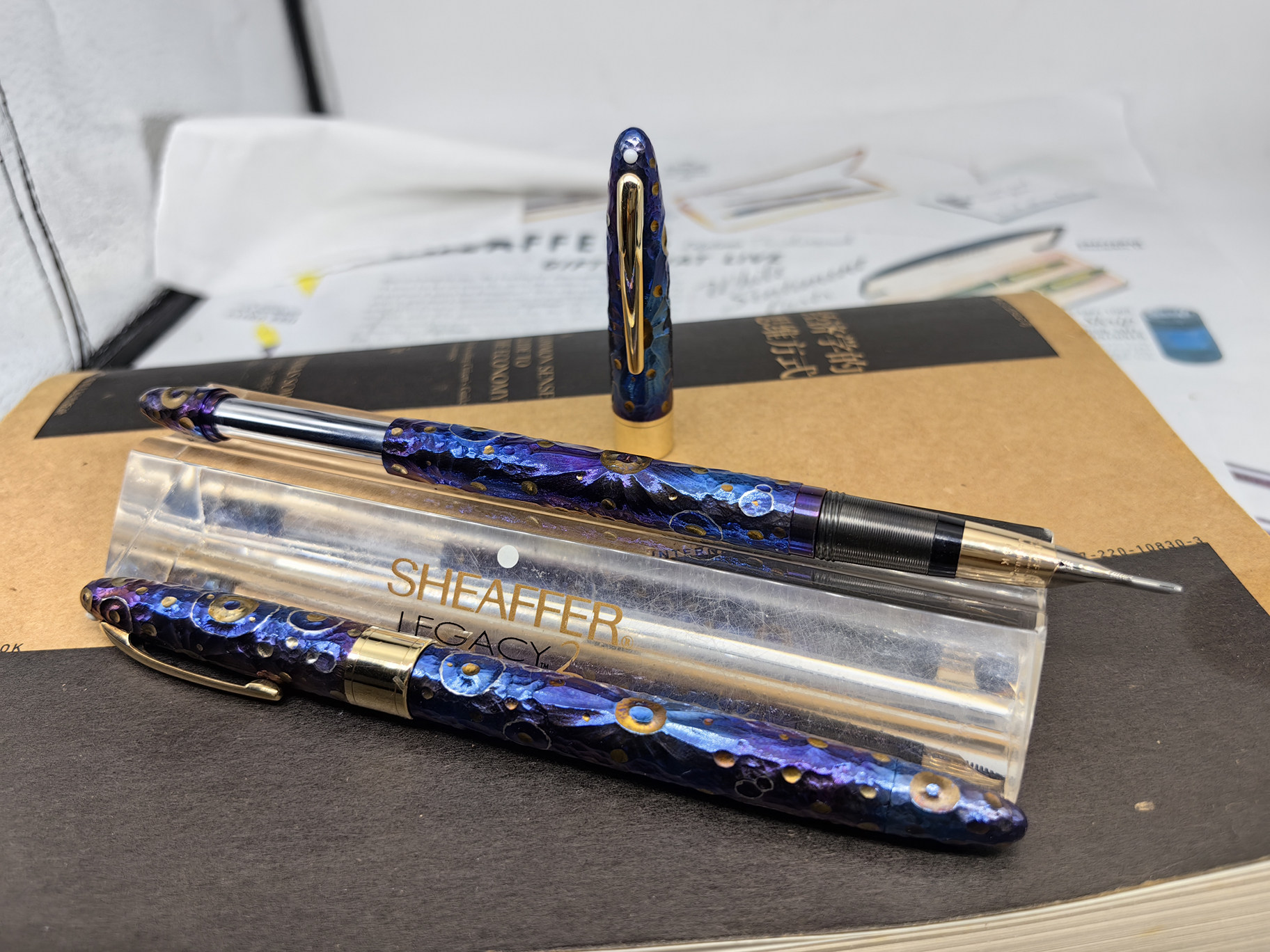 钛合金星空陨石 现货 限量10套 犀飞利潜艇钛合金星空陨石钢笔