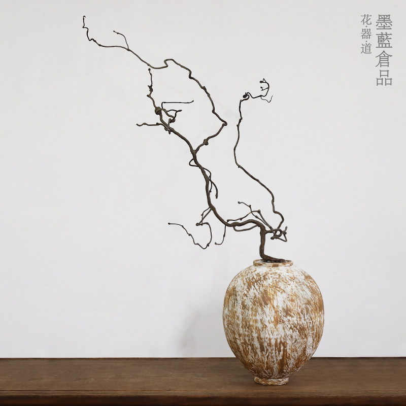 手作陶瓷花瓶大 民宿酒店客厅桌面插花器皿侘寂风摆件美术陶罐子,鲜花速递/花卉仿真/绿植园艺,花瓶,淘宝优惠券,粉丝福利购,淘宝优惠卷
