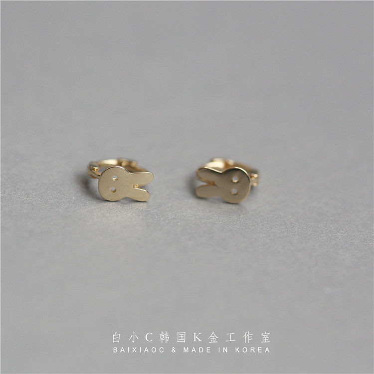 白小c韩国进口黄金超可爱小兔子