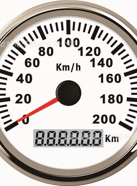 汽车改装仪表 120/200km/h 通用脉冲速度里程表时速表测速码表
