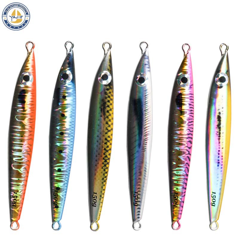 双钩飘落远投铁板路亚饵假饵3D打印120g150g180g鲈鱼鲅鱼铅鱼夜光