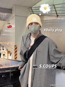 崔胜澈同款衣服复古黑白格子衬衫女早秋宽松休闲衬衣薄款外套上衣