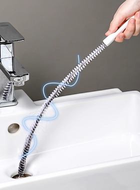 管道疏通器通下水道毛发清理洗脸水池清洁刷 通水管解决方案.4625