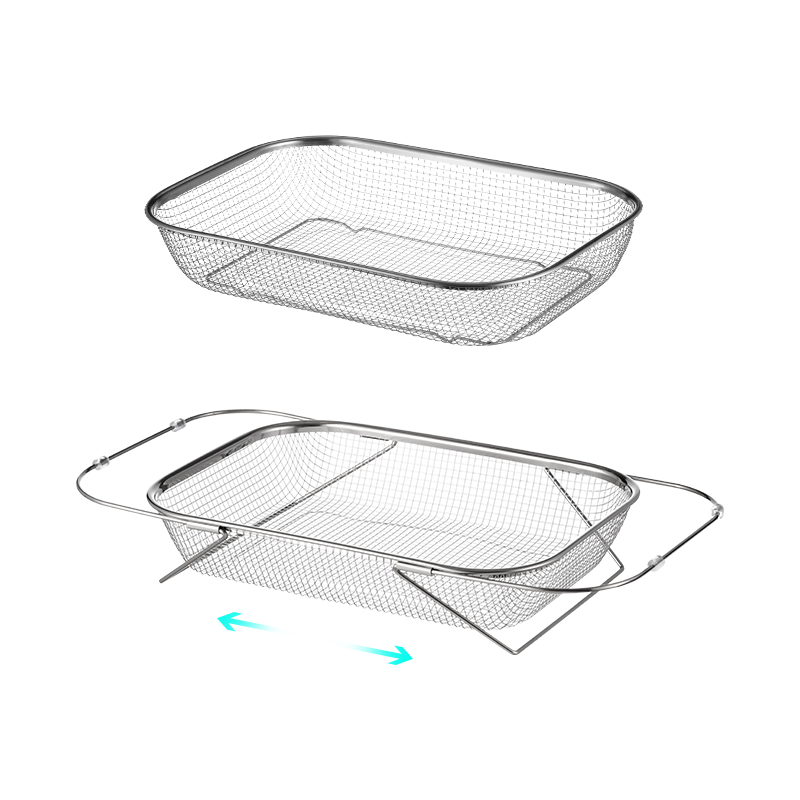 米木可伸缩沥水篮清洗果蔬水槽