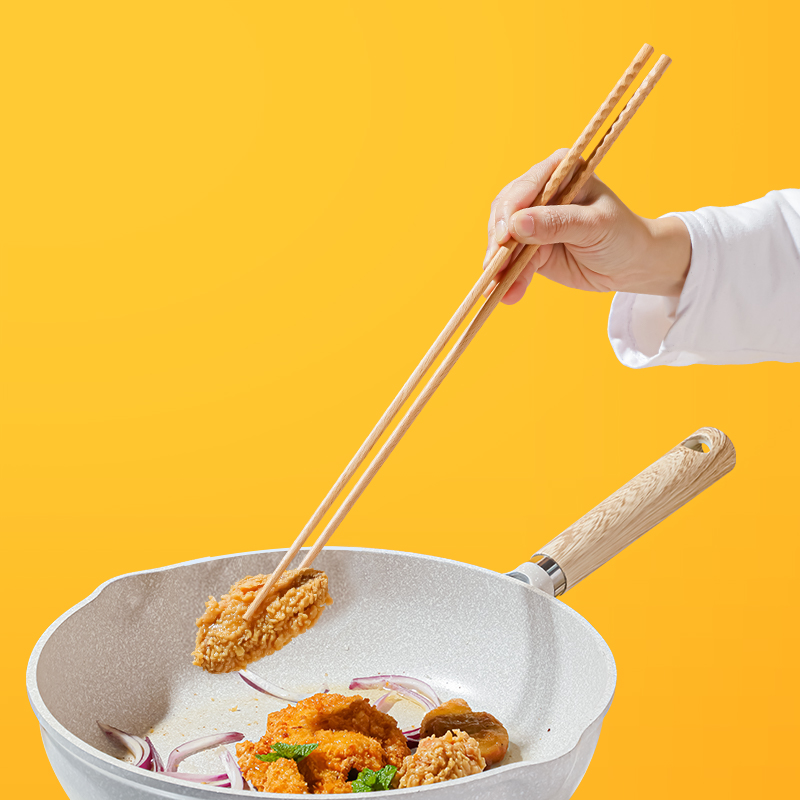 米木防烫特别加长42cm料理筷子