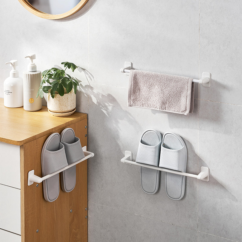 升级版日本粘胶式单杆毛巾架