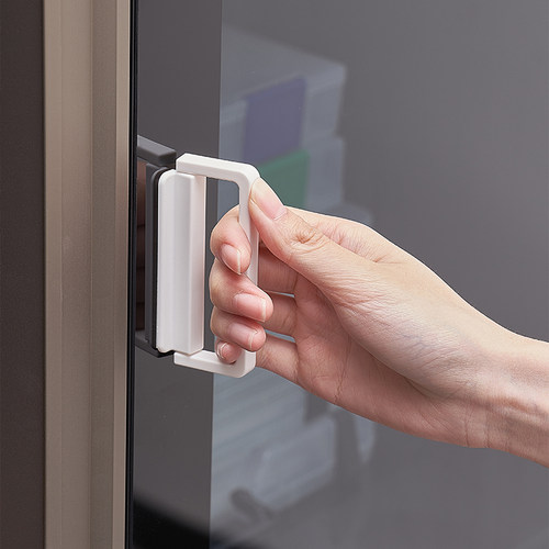 可折叠推拉门把手粘贴式