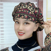 帽子女厨房家用炒菜做饭餐饮食堂工作居家清洁卫生时尚 防尘防污帽