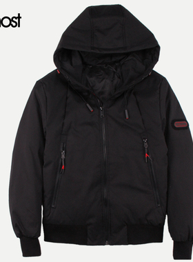 most漠士男装羽绒服短款男士新款刺绣棒球服外套S84120020