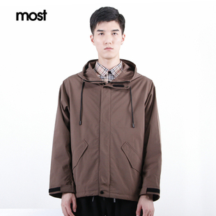 MOST漠士夹克男士运动外套帅气棒球服潮流连帽冲锋衣男C008104013