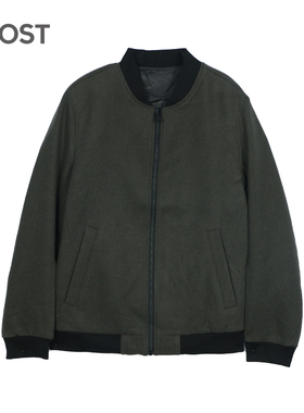 MOST/漠士男士秋冬季立领拉链茄克绿色休闲潮流上衣外套S84104104