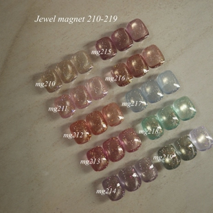 现货 日本enoi猫眼胶 jewel珠宝系列 爆闪亮片碎钻胶mg210-219