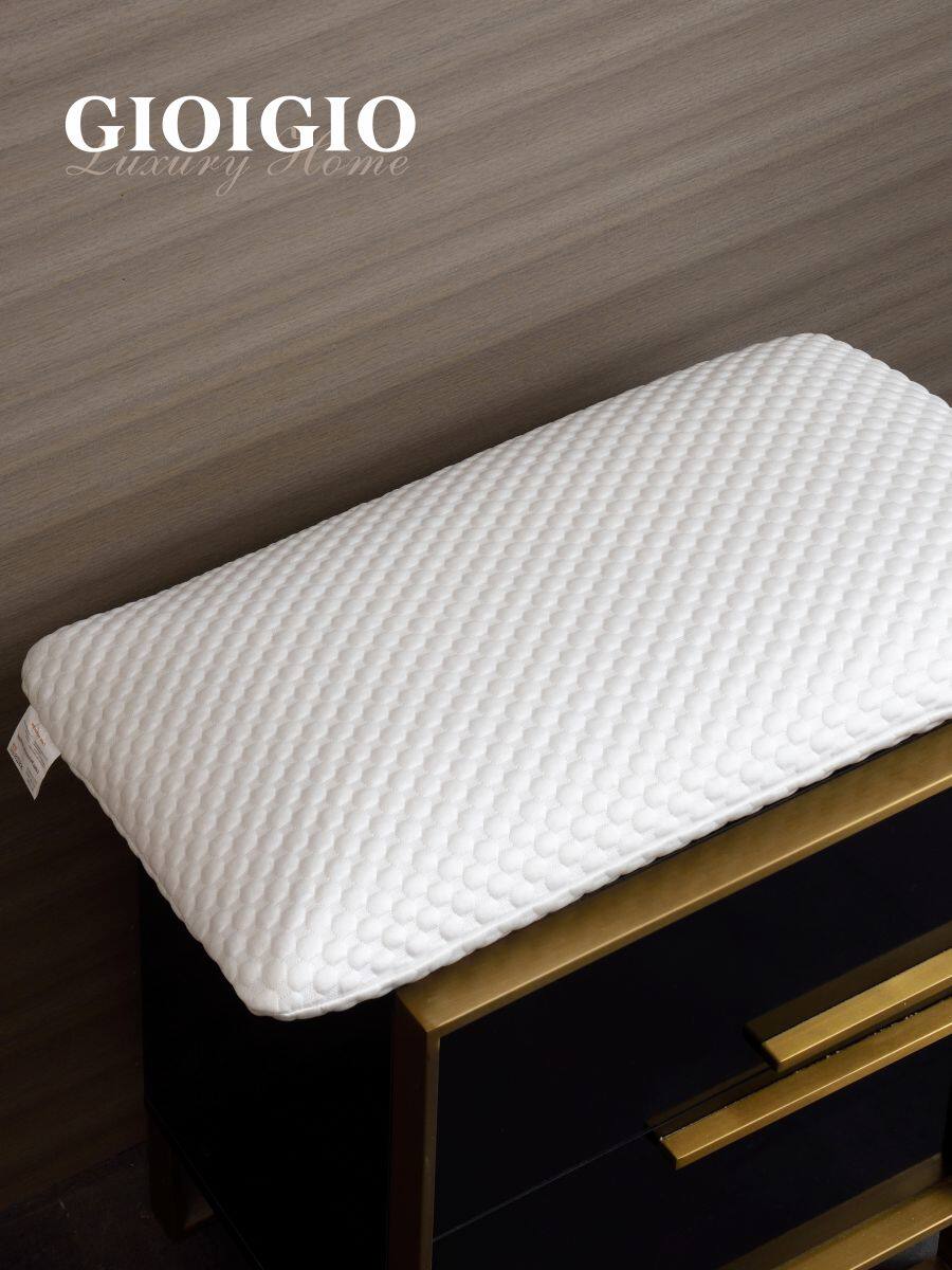 BEDDING NATURAL LATEX KOJI BREAD NECK GUARD SINGLE ADULT PILLOW CORE INNER AND OUTER COAT DETACHABLE PILLOW