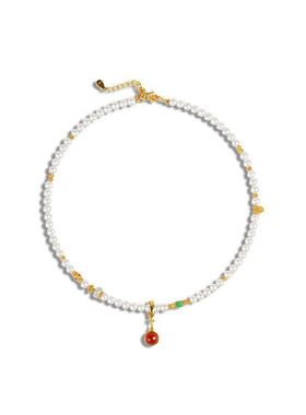 S925珍珠项链源头工厂淡水金南