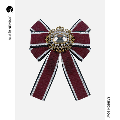 鹿森灵校服蝴蝶结jk领结女胸针