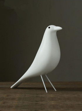 树脂工艺品小鸟摆件和平鸽子前台开业礼客厅酒柜玄关家居软装饰品