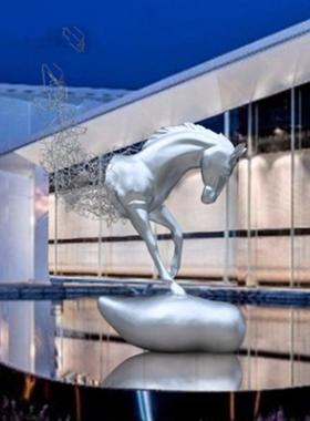 落地雕塑别墅酒店装饰品玻璃钢