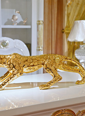 树脂招财祝福简约现代客厅办公室