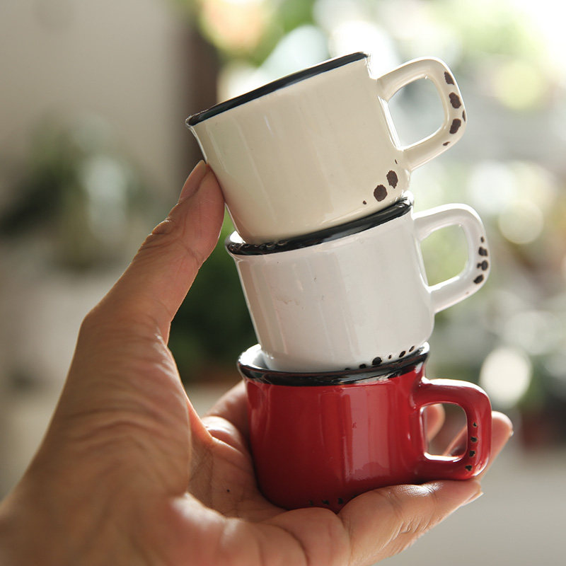 0马克杯陶瓷韩国原单迷你咖啡茶