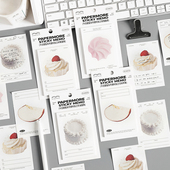 素念 今日甜蜜可书写便签本留言粘贴N次贴便签纸手账打底素材纸