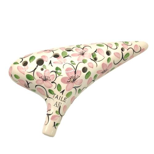 TAILE12孔中音F调樱花专业演奏级陶笛