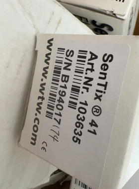 WTW PH酸度复合电极103635全新SenTix 41