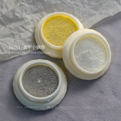 美甲迷你小钢珠0.4mm金银小尺寸金属圆珠DIY0.6mm百搭指甲装 饰品
