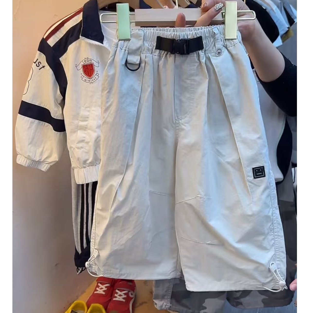 【T2】儿童2026夏季新款韩版休闲长裤宽松男女童运动速干裤百搭潮