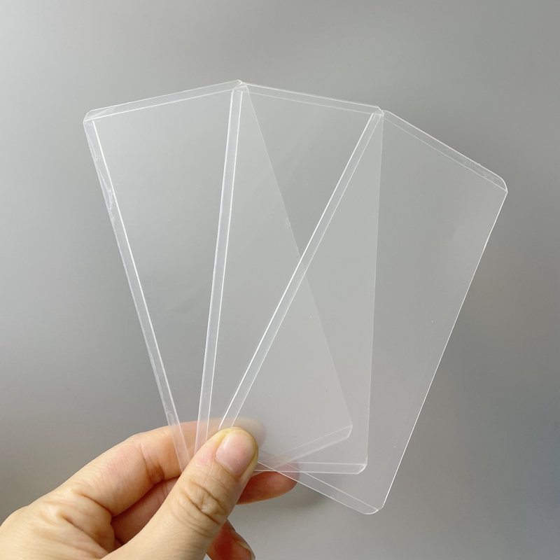 镭射票硬卡套叶罗丽透明加厚卡套专辑小卡三寸照卡牌保护套证件套