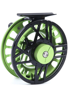 轻型飞轮 带泄力渔轮 绿色蓝色 左右手互换 金属机加工飞蝇钓轮