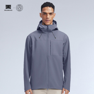 High 天石鹅铠甲秋冬加绒软壳衣户外男防风外套软壳夹克G625 Rock